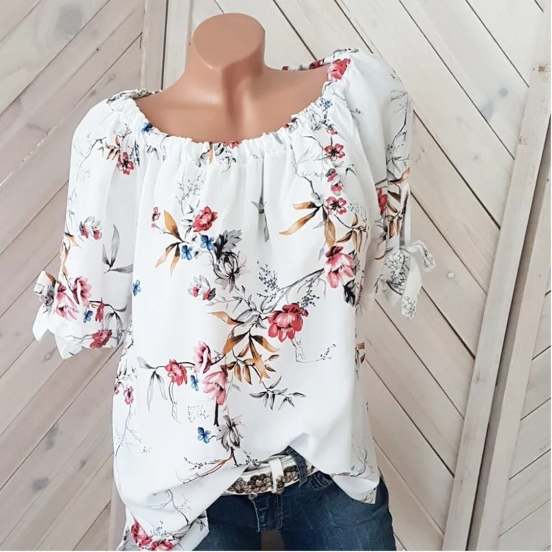2019 Floral Print For Women O-Neck Summer Casual Fashion Top Tee Shirt Half Sleeve Femme T-shirt White Pink Blue Female T Shirt
2019 Floral Print For Women O-Neck Summer Casual Fashion Top Tee Shirt Half Sleeve Femme T-shirt White Pink Blue Female T Shirt