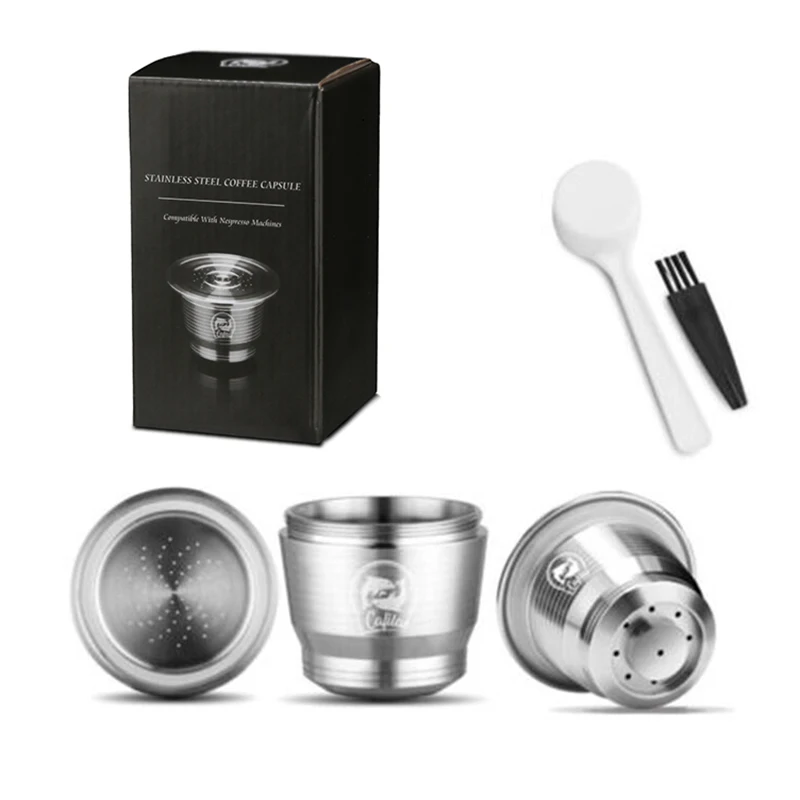 Capsula Nespresso For Nespresso Machine Stainless Steel Refillable Reusable Coffee Capsule Cup
Capsula Nespresso For Nespresso Machine Stainless Steel Refillable Reusable Coffee Capsule Cup