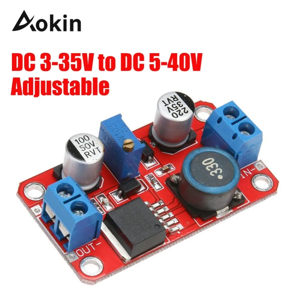 XL6019 Automatic step-up Dc-Dc Adjustable Converter Power Supply Module 3-35V to 5-40V 5A Max
XL6019 Automatic step-up Dc-Dc Adjustable Converter Power Supply Module 3-35V to 5-40V 5A Max