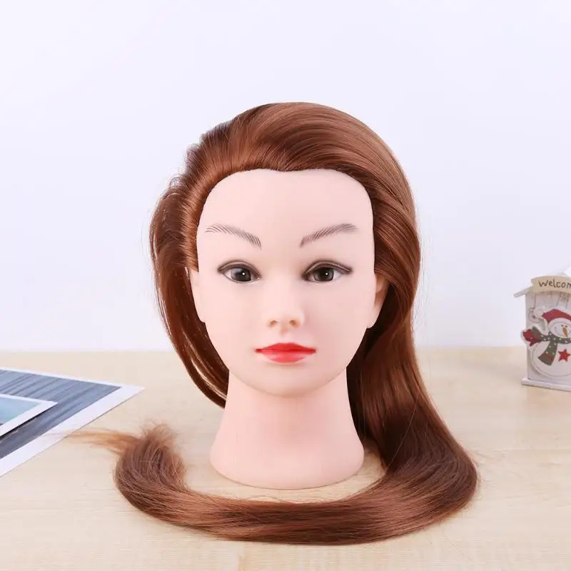 Mannequin Head With Hair Training Hairdressing Practice Barber Fiber Hair Synthetic Hairdressing Dolls Training Head Salon Tools
Mannequin Head With Hair Training Hairdressing Practice Barber Fiber Hair Synthetic Hairdressing Dolls Training Head Salon Tools