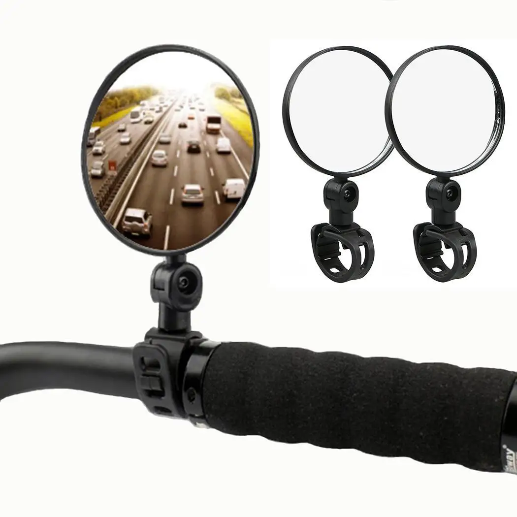 Cycling Bicycle Rear View Mirror 360 Degree Rotation Wide Angle Convex Mirror