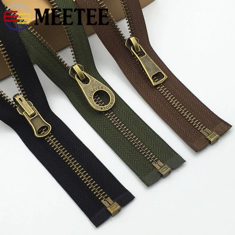 1Pc Meetee 5# Bronze Auto Lock Metal Zippers Open-end Coat Down Jacket Zip for Sewing DIY Garment Luggage Accessories KY985
1Pc Meetee 5# Bronze Auto Lock Metal Zippers Open-end Coat Down Jacket Zip for Sewing DIY Garment Luggage Accessories KY985