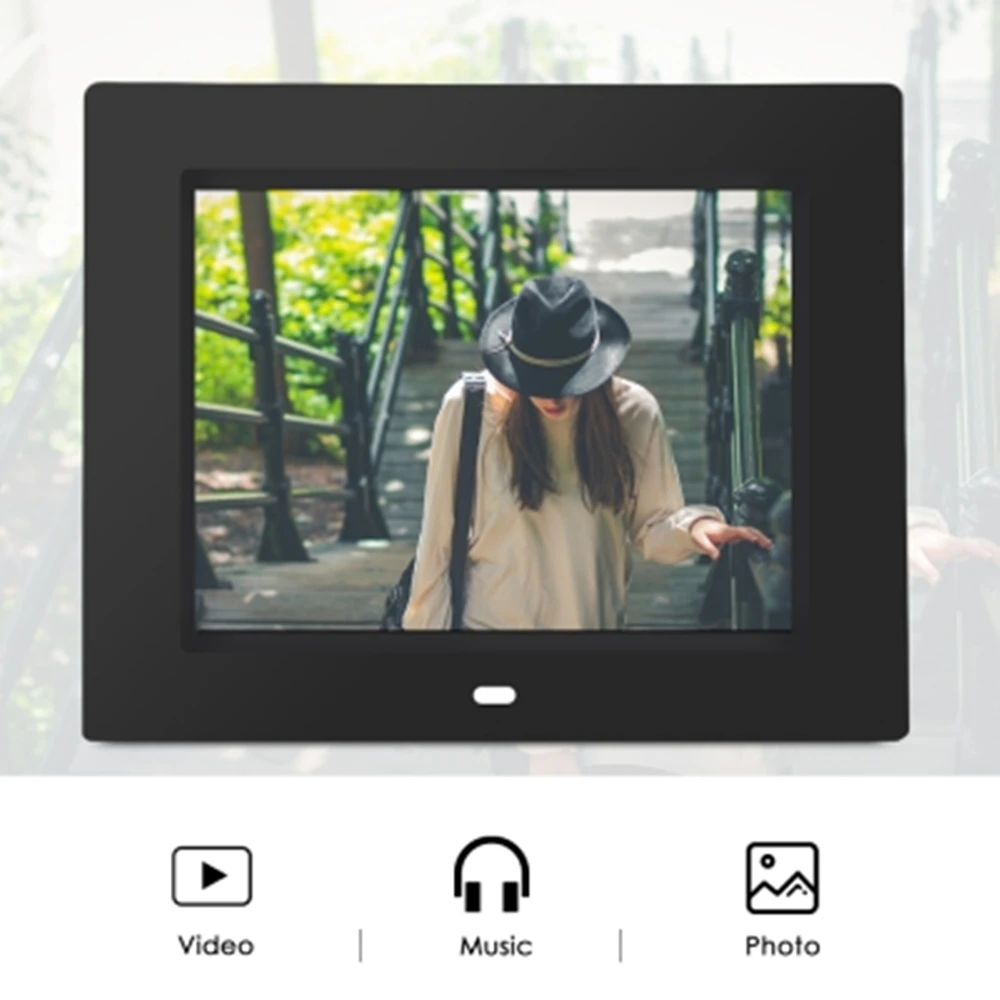 Zeepin портативный YYD-8001 цифровая фоторамка многоцелевой медиа календарь