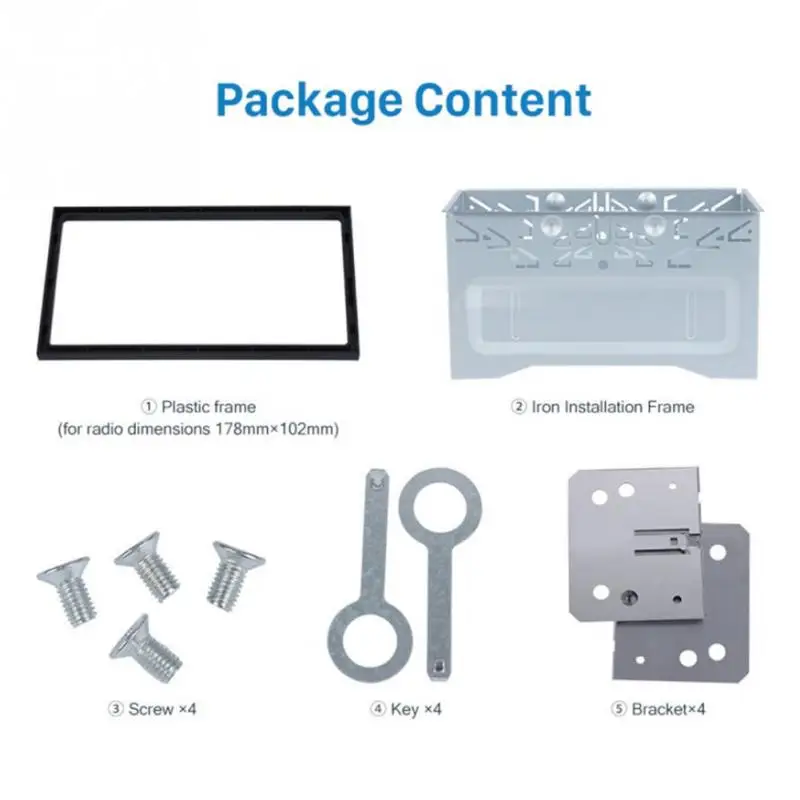 Double 2Din radio frame Fitting Kit Head Unit Installation Frame 2Din Fitting Kit Car Radio Player Case
Double 2Din radio frame Fitting Kit Head Unit Installation Frame 2Din Fitting Kit Car Radio Player Case