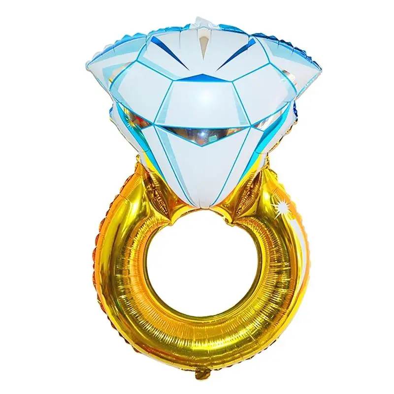 Фото 30-дюймовое обручальное кольцо с алмазным шариком невесты обручальные