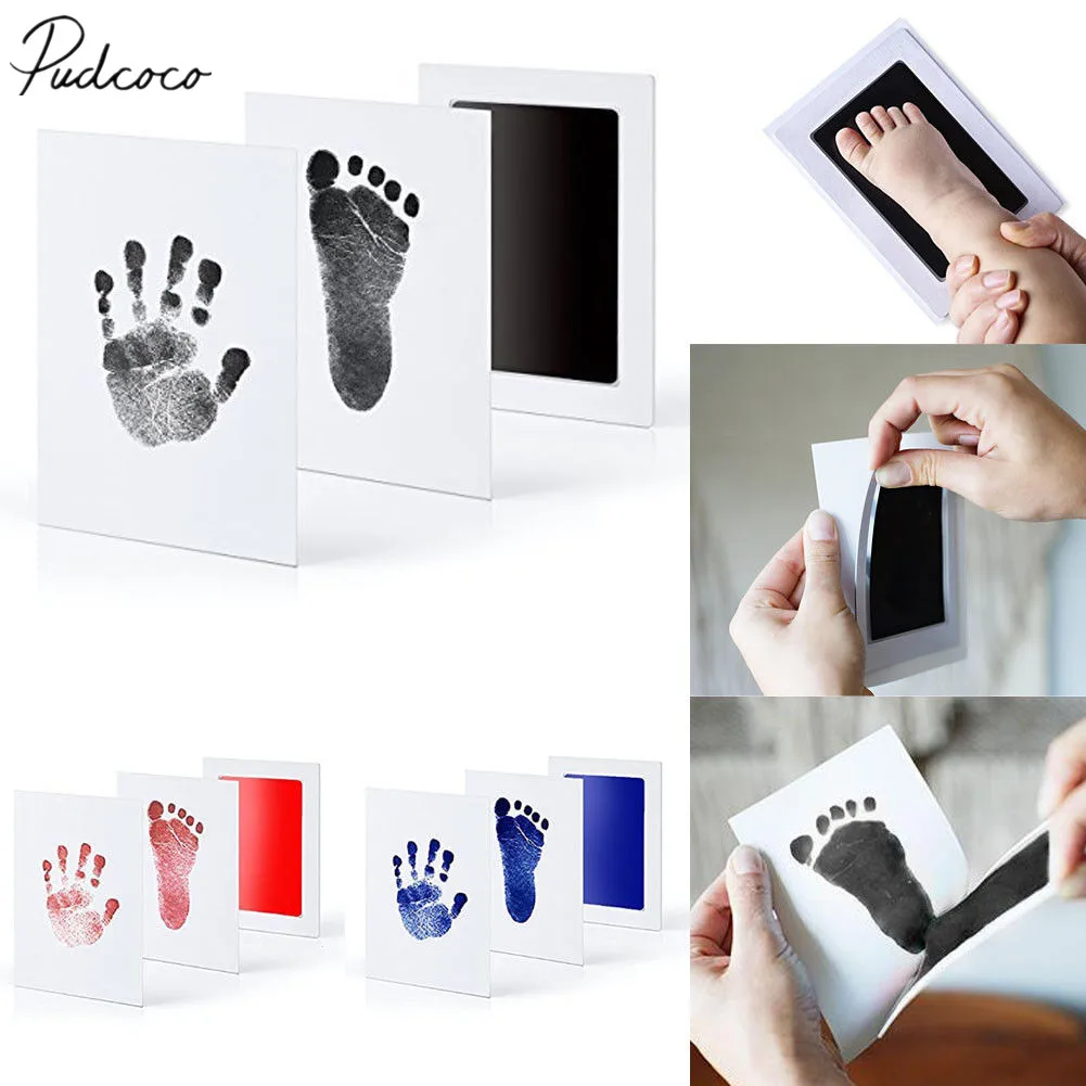 2019 Brand New Baby Paw Print Pad Foot Photo Frame Touch Ink Pad Baby Items Souvenir Gifts 1 printing oil +2 sheets of paper
2019 Brand New Baby Paw Print Pad Foot Photo Frame Touch Ink Pad Baby Items Souvenir Gifts 1 printing oil +2 sheets of paper
