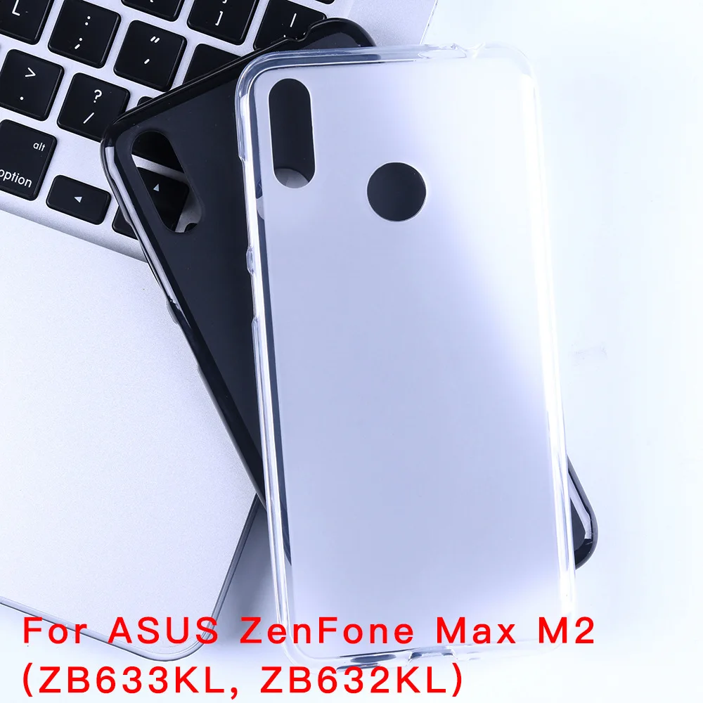 Матовый Мягкий силиконовый чехол накладка из ТПУ для ASUS ZenFone Max M2 ZB633KL ZB632KL|Бамперы|