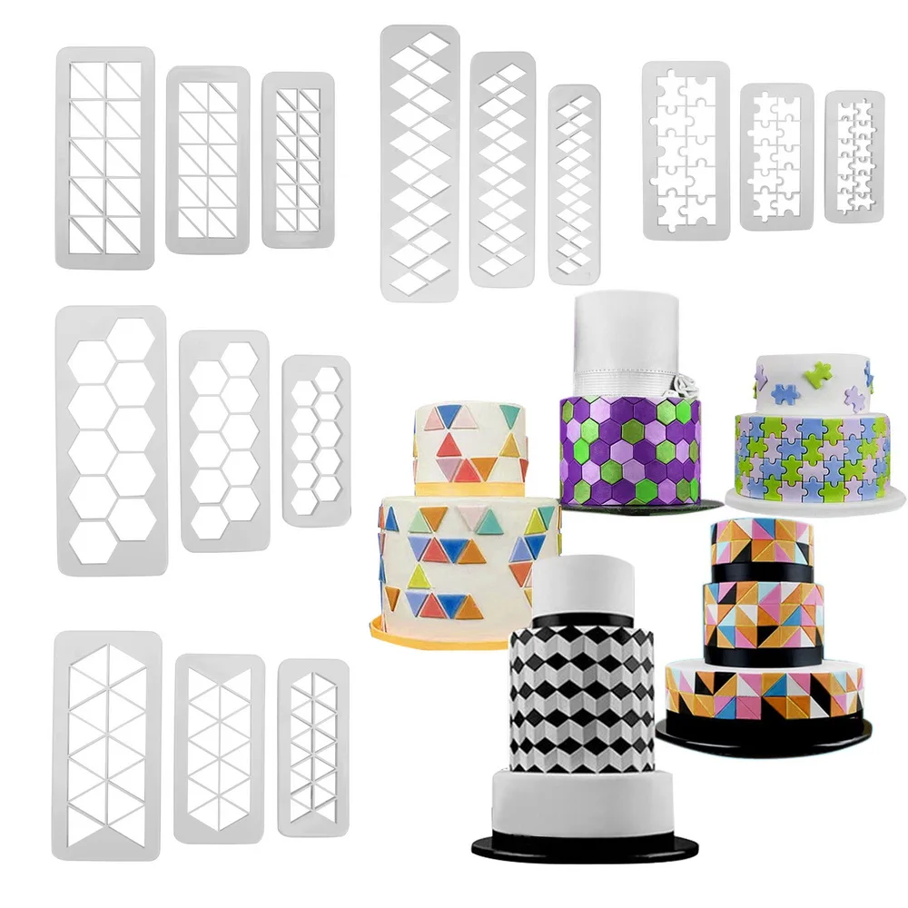 Cake Mold DIY Baking Tools Embossing Cutter Geometry Fondant Cookie Cutter Fondant Cake Cookie Decoration Tools 3pcs
Cake Mold DIY Baking Tools Embossing Cutter Geometry Fondant Cookie Cutter Fondant Cake Cookie Decoration Tools 3pcs
