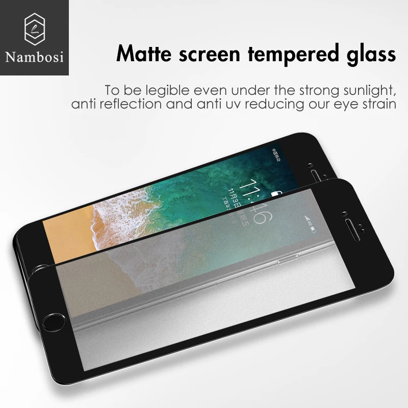 Nambosi Anti glare matte tempered glass for iPhone 7 8 screen protector matte glass for iPhone 7 plus 8 plus protection iPhone 7
Nambosi Anti glare matte tempered glass for iPhone 7 8 screen protector matte glass for iPhone 7 plus 8 plus protection iPhone 7