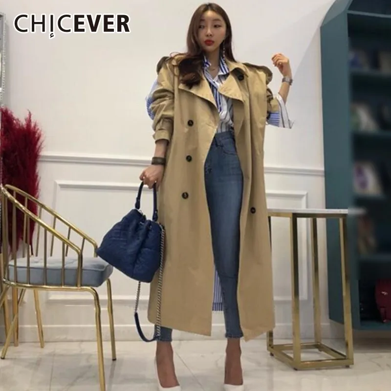 CHICEVER Patchwork Striped Women's Windbreaker Lapel Three Quarter Sleeve High Waist Bandage Double Breasted Windbreakers 2018
CHICEVER Patchwork Striped Women's Windbreaker Lapel Three Quarter Sleeve High Waist Bandage Double Breasted Windbreakers 2018