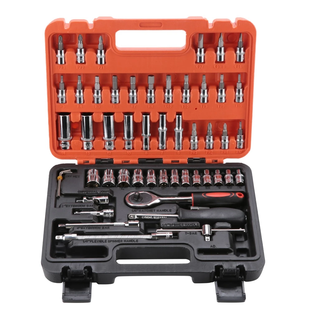Woodworking Tool Set 53pcs Socket Spanner Wrench Set Drive Metric Extension Bar Hardware Tool Set multifunctional hand Tool set
Woodworking Tool Set 53pcs Socket Spanner Wrench Set Drive Metric Extension Bar Hardware Tool Set multifunctional hand Tool set