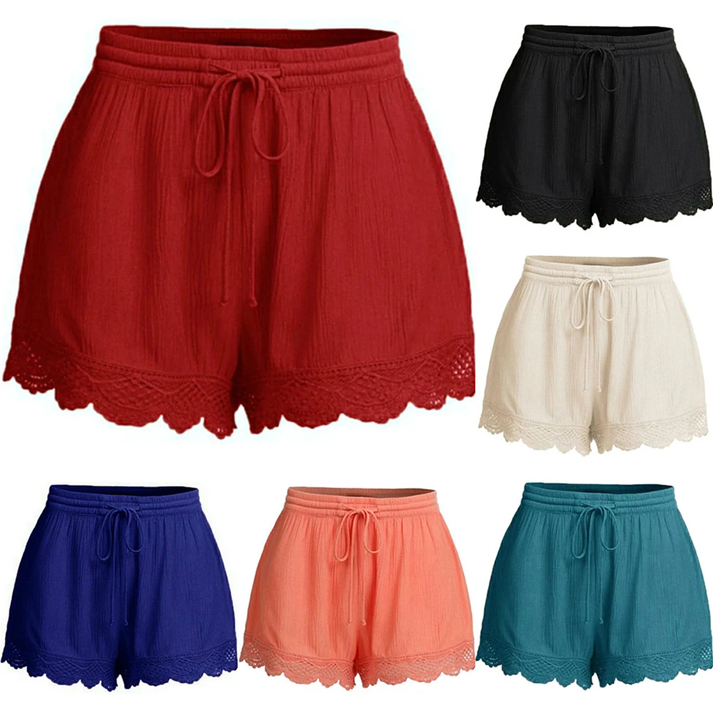 Women's Waist Tie Front Shorts Concise Loose Solid Shorts Elastic Waist Crochet Beach Wide Leg High Waist Summer Shorts
Women's Waist Tie Front Shorts Concise Loose Solid Shorts Elastic Waist Crochet Beach Wide Leg High Waist Summer Shorts