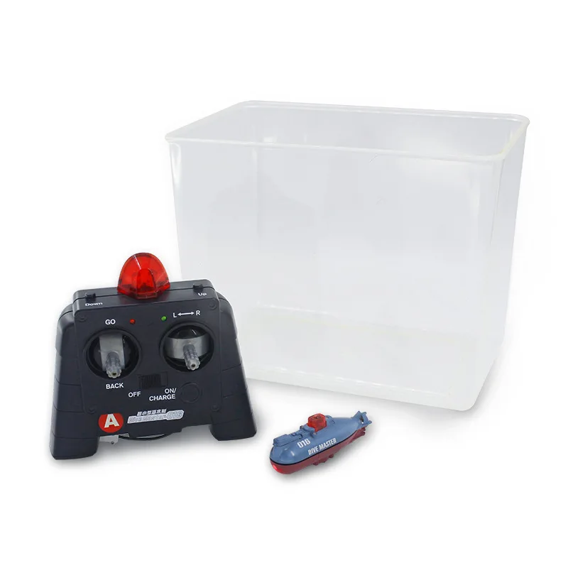 Mini Submarine Electric Toy Dive Master Model 30 - 40mins Continuous Work Time Small RC Boat In Indoor / Fish Tank / Bathtub
Mini Submarine Electric Toy Dive Master Model 30 - 40mins Continuous Work Time Small RC Boat In Indoor / Fish Tank / Bathtub