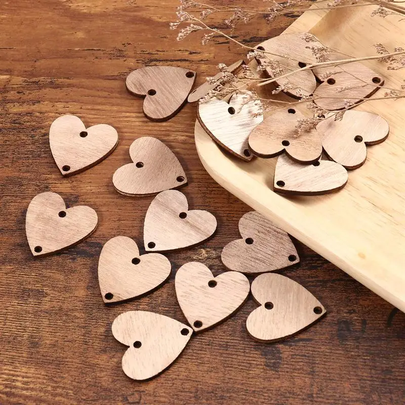 Wood Crafts 50pcs Heart Wooden Slices With 50 Iron Loops Set For Birthday Reminder Hanging Wooden Plaque Board DIY Calendar
Wood Crafts 50pcs Heart Wooden Slices With 50 Iron Loops Set For Birthday Reminder Hanging Wooden Plaque Board DIY Calendar