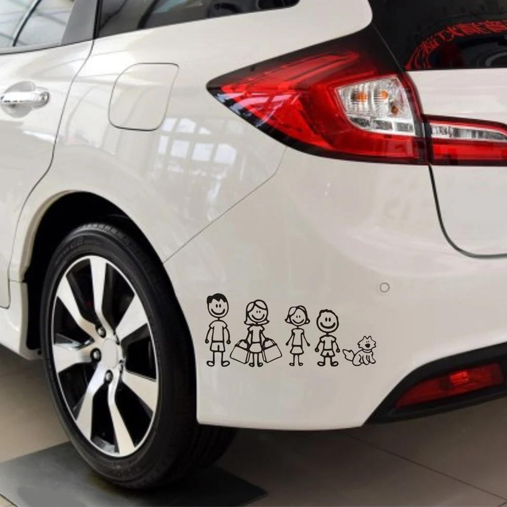 2pcs Funny vinyl Car Stickers Black white 18.5cm*8cm Figure One Family Auto Decal Car Stickers Decoration
2pcs Funny vinyl Car Stickers Black white 18.5cm*8cm Figure One Family Auto Decal Car Stickers Decoration