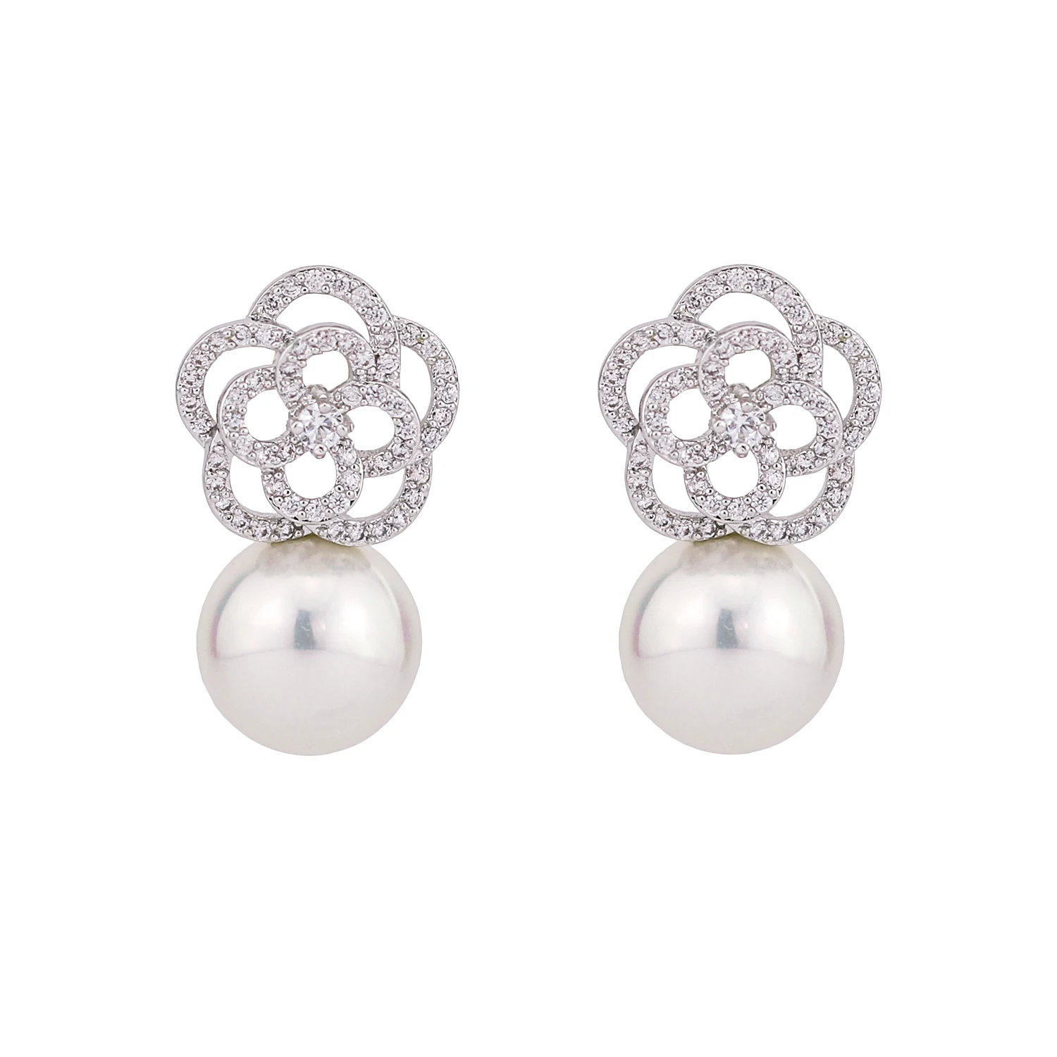 5A Level Cubic Zirconia CZ Pearl Wedding Pearl Stud Earring for Women Prom Rhinestone Crystal Pierced Earring Jewelry CE10285
5A Level Cubic Zirconia CZ Pearl Wedding Pearl Stud Earring for Women Prom Rhinestone Crystal Pierced Earring Jewelry CE10285