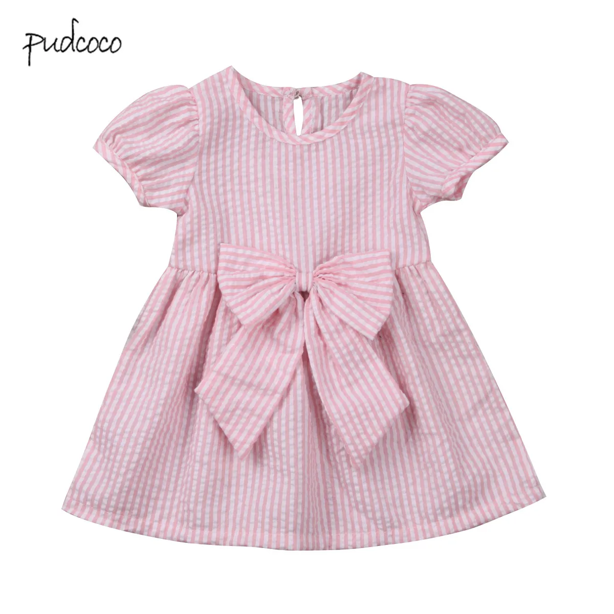 Pudcoco New Brand Newborn Baby Girls Summer Clothes Bowknot Striped Princess Party Tunika Dress
Pudcoco New Brand Newborn Baby Girls Summer Clothes Bowknot Striped Princess Party Tunika Dress