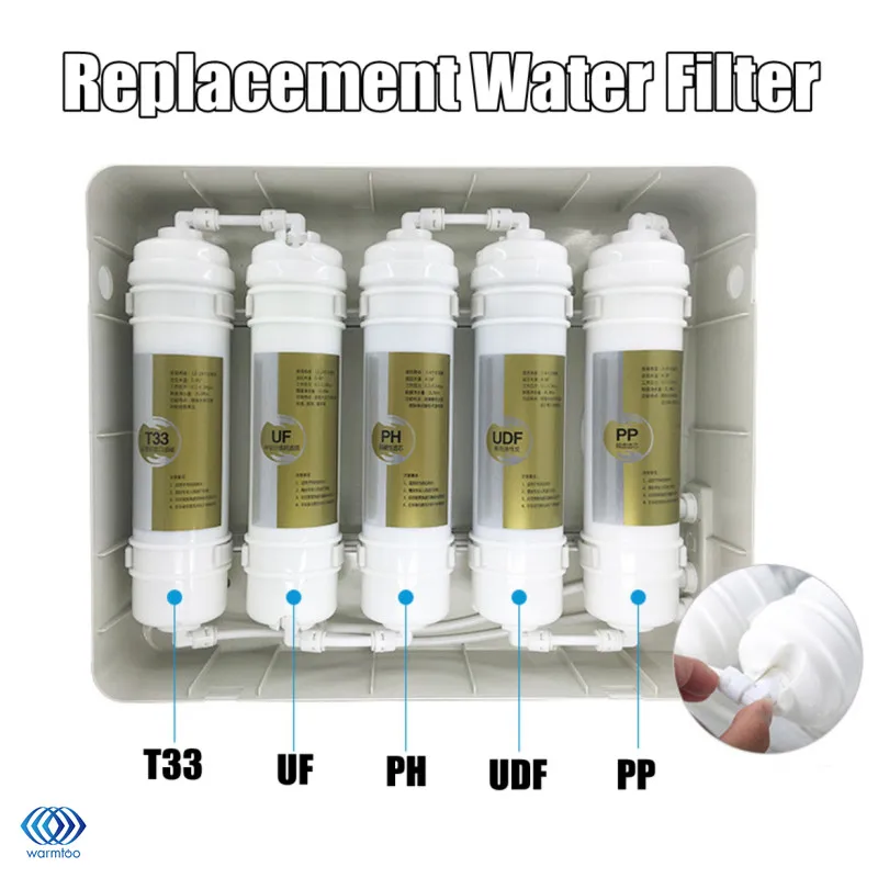 1Pcs Water Filter Replacement PP T33 PH UDF UF Filter For Kitchen 5 Stage Water Filter Purifier Treatment Reverse Osmosis System
1Pcs Water Filter Replacement PP T33 PH UDF UF Filter For Kitchen 5 Stage Water Filter Purifier Treatment Reverse Osmosis System