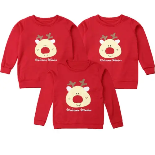 Pudcoco Famliy Matching Sweater Christmas Parent-child Tops Mom Kids Xmas Tops Blouse Elk Sweater Jumper Clothes Outfits
Pudcoco Famliy Matching Sweater Christmas Parent-child Tops Mom Kids Xmas Tops Blouse Elk Sweater Jumper Clothes Outfits