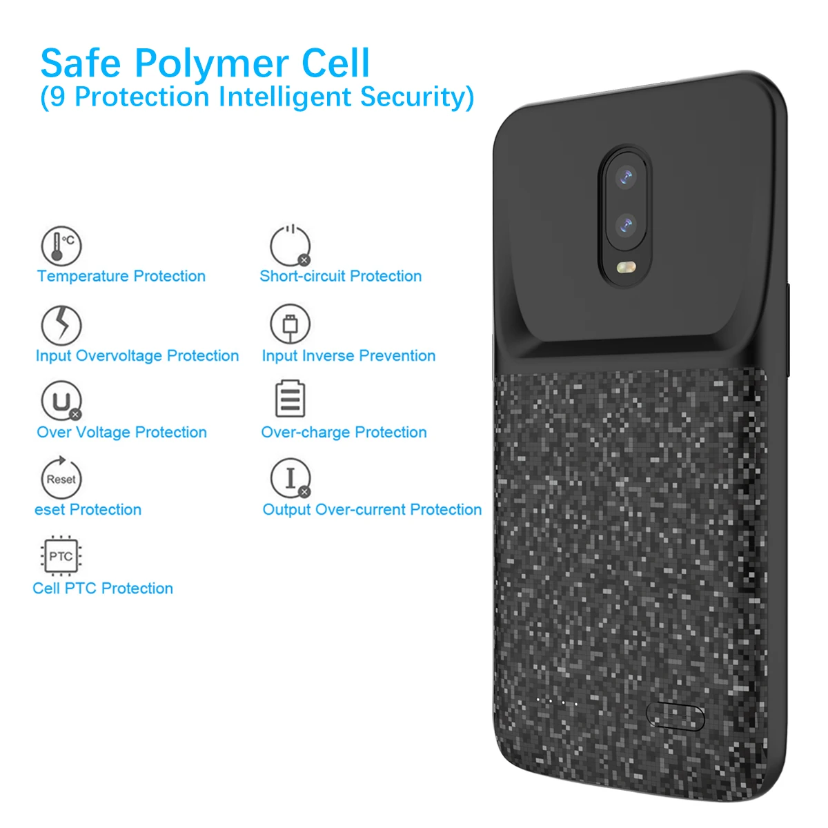 For OnePlus 6T Battery Charger Case 4700mAh External Backup Charger Funda Power Bank Charging Phone Case Capa for Oneplus 6T
For OnePlus 6T Battery Charger Case 4700mAh External Backup Charger Funda Power Bank Charging Phone Case Capa for Oneplus 6T
