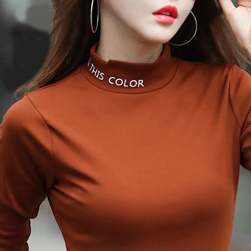 PEONFLY Women Turtleneck Pullovers Female Long Sleeves Loose Solid Color Letter Casual Cotton Sweaters Korean Clothes Winter
PEONFLY Women Turtleneck Pullovers Female Long Sleeves Loose Solid Color Letter Casual Cotton Sweaters Korean Clothes Winter