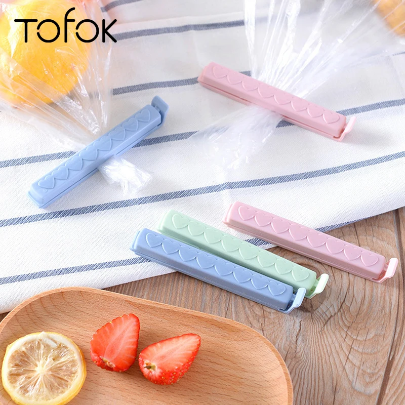 Tofok PP 5pcs/set Sealing Clip Snack Bag Food Preservation Closure Clamp Sack Holder Plain Color Daily Plastic Bag Chips Clips
Tofok PP 5pcs/set Sealing Clip Snack Bag Food Preservation Closure Clamp Sack Holder Plain Color Daily Plastic Bag Chips Clips