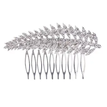 1pc Hair Comb Leaves Shape Handmade Rhinestone Hairpins Hair Accessories Hair Clips for Girls Ladies Women
1pc Hair Comb Leaves Shape Handmade Rhinestone Hairpins Hair Accessories Hair Clips for Girls Ladies Women