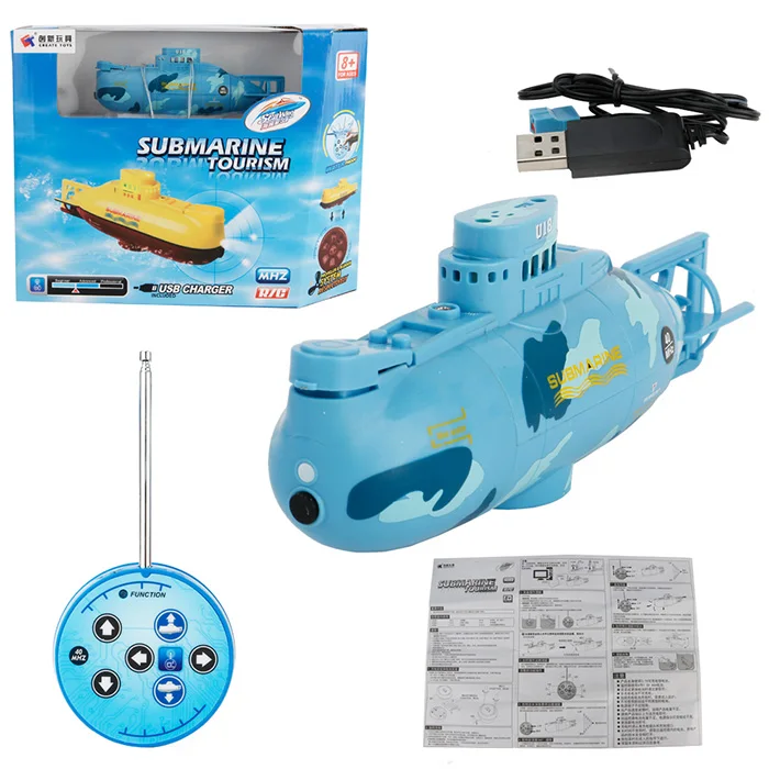 

New 3311 Mini RC Submarine 360 Degree Rotation Radio Remote Control Electric Children Toy Funny Racing Boats With A Transmitter