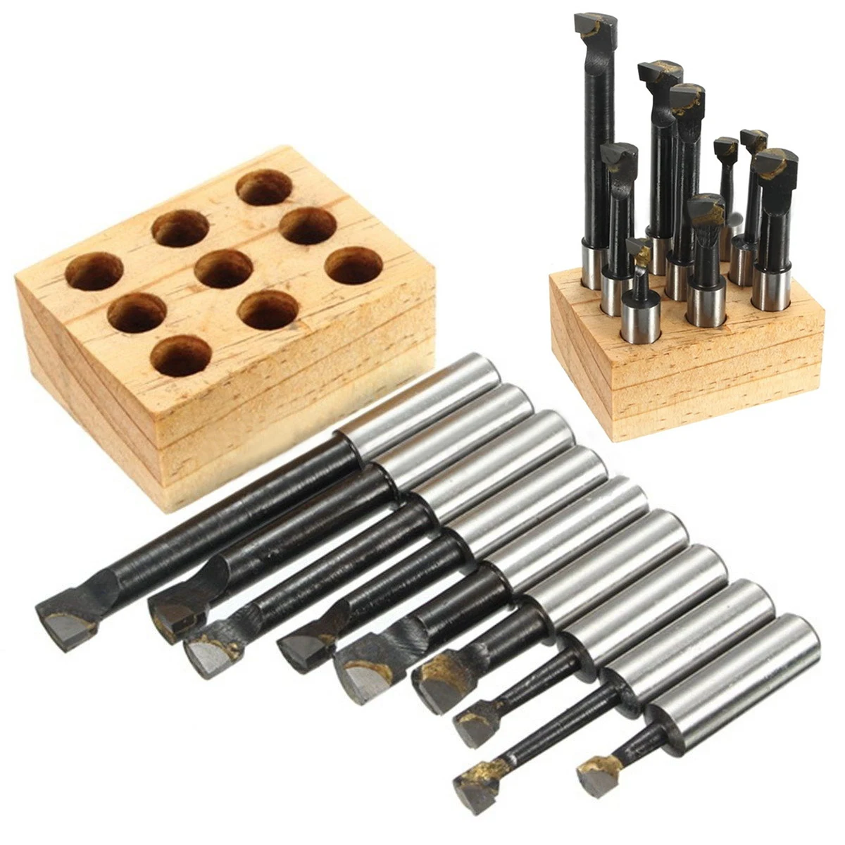 9PCS x 12mm Hard Alloy Shank Boring Bar Carbide Tipped for 50mm Boring Head Lathe Machine Tools & Accessories
9PCS x 12mm Hard Alloy Shank Boring Bar Carbide Tipped for 50mm Boring Head Lathe Machine Tools & Accessories