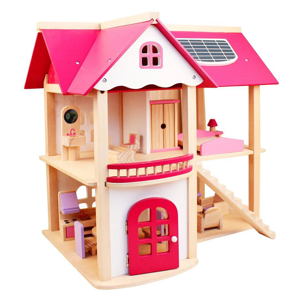 1pc DIY Mini House Wooden Model Miniature House Villa with Furniture Handcraft Assembly Educational Toys for Kids
1pc DIY Mini House Wooden Model Miniature House Villa with Furniture Handcraft Assembly Educational Toys for Kids