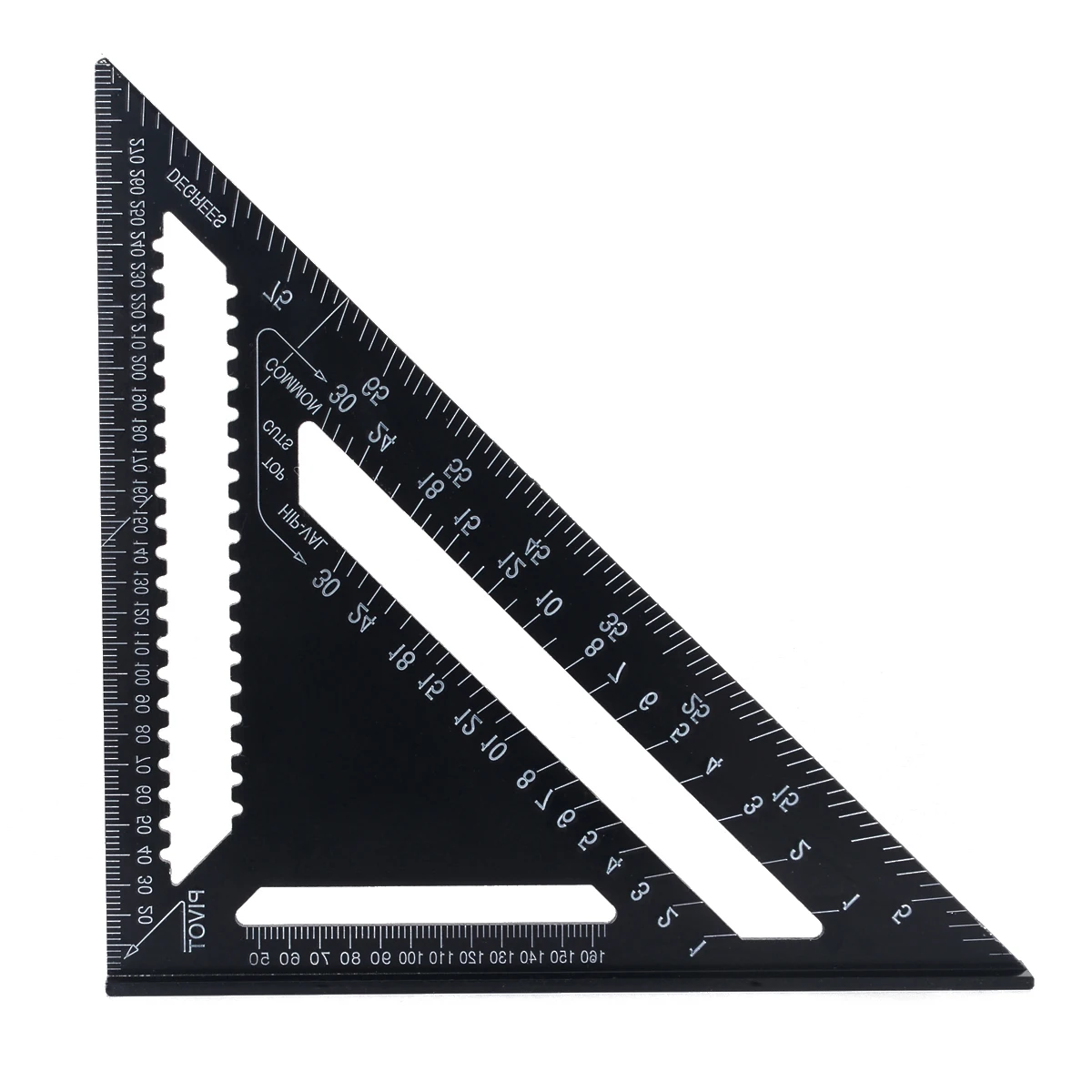 Aluminum Alloy Square Tri-square Ruler 12" Rafter Angle Frame Measuring Carpenter for Woodworking Protractor Measuring Tools
Aluminum Alloy Square Tri-square Ruler 12" Rafter Angle Frame Measuring Carpenter for Woodworking Protractor Measuring Tools