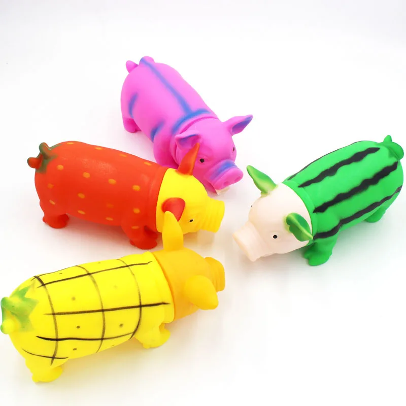1 Piece Cute Fruit Color Latex Pigs Squeak Toys Screaming Pigs for Puppy Chew Training Interactive Pet Cats Dogs Guinea Pig Toys
1 Piece Cute Fruit Color Latex Pigs Squeak Toys Screaming Pigs for Puppy Chew Training Interactive Pet Cats Dogs Guinea Pig Toys