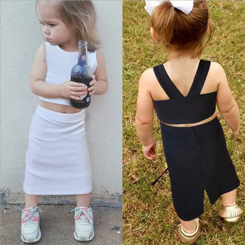 Pudcoco Girl Set 6M-4T 2PCS Summer Toddler Kids Baby Girl Sleeveless Crop Tops+Long Skirt Outfits
Pudcoco Girl Set 6M-4T 2PCS Summer Toddler Kids Baby Girl Sleeveless Crop Tops+Long Skirt Outfits