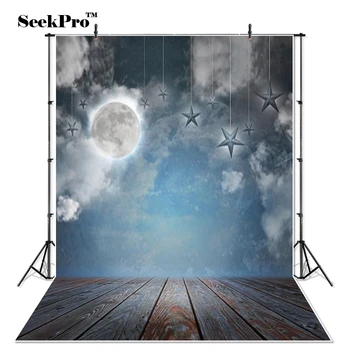 Thin Vinyl star cloud moon wooden floor children baby kids photography studio Backdrops camera Photo studio Photo Background
Thin Vinyl star cloud moon wooden floor children baby kids photography studio Backdrops camera Photo studio Photo Background