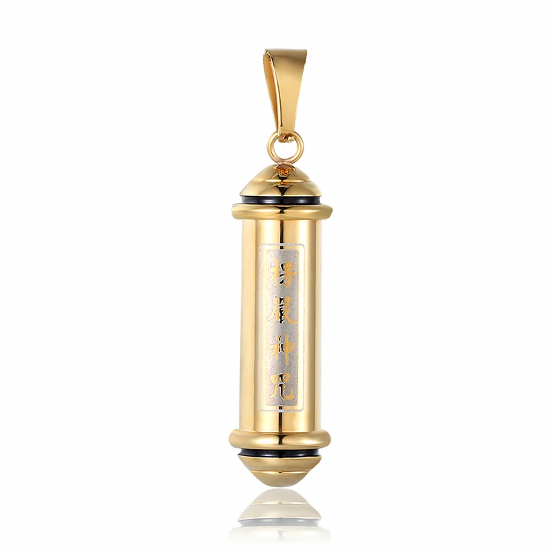 2019 Sale Real Jebwmn Men's Color Stainless Steel Perfume Bottle Pendant Tube Necklace For Shurangama Mantra Buddhism Jewelry
2019 Sale Real Jebwmn Men's Color Stainless Steel Perfume Bottle Pendant Tube Necklace For Shurangama Mantra Buddhism Jewelry