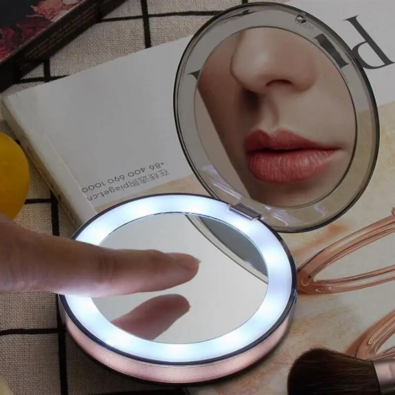 Mini Lighted Makeup Mirror Usb Power Touch Sensitive Makeup Mirror Makeup Mirror Vanity Mirror For Travel Daily Use Trip
Mini Lighted Makeup Mirror Usb Power Touch Sensitive Makeup Mirror Makeup Mirror Vanity Mirror For Travel Daily Use Trip