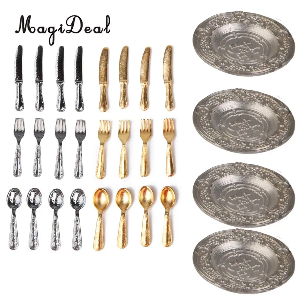 MagiDeal 12Pcs/Set 1/12 Dollhouse Miniature Stainless Steel Tableware Kitchenware Kids Children Pretend Play Kitchen Toys DM001
MagiDeal 12Pcs/Set 1/12 Dollhouse Miniature Stainless Steel Tableware Kitchenware Kids Children Pretend Play Kitchen Toys DM001