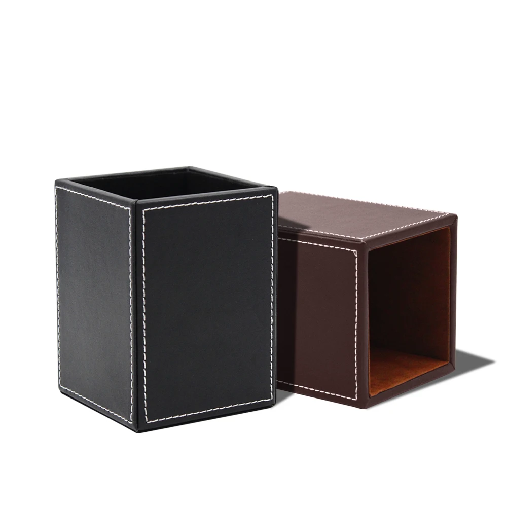 MOONHOUSE Simple Square PU Leather lovely Pen Pencil Holder business Desk Organizer Office Desk Accessories Pen Stand
MOONHOUSE Simple Square PU Leather lovely Pen Pencil Holder business Desk Organizer Office Desk Accessories Pen Stand