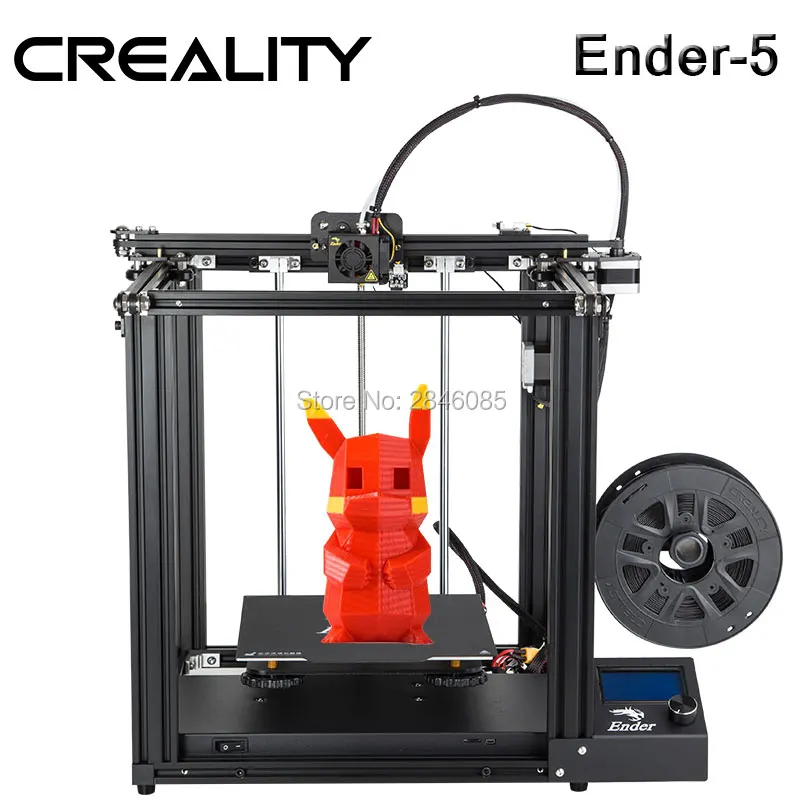 CREALITY 3D Printer Creality Ender-5 with Landy stable Power, V1.1.3 mainboard, Cmagnetic build plate, power off resume
CREALITY 3D Printer Creality Ender-5 with Landy stable Power, V1.1.3 mainboard, Cmagnetic build plate, power off resume