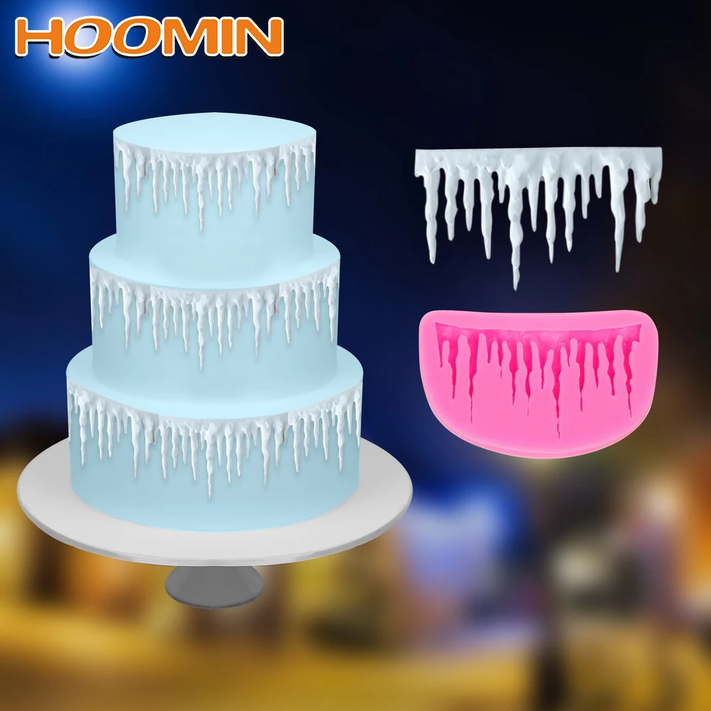HOOMIN DIY Christmas Cake Decorating Tools 3D Icicles Shape Silicone Mold Sugarcraft Baking Tool Icicle Border Cake Mould
HOOMIN DIY Christmas Cake Decorating Tools 3D Icicles Shape Silicone Mold Sugarcraft Baking Tool Icicle Border Cake Mould