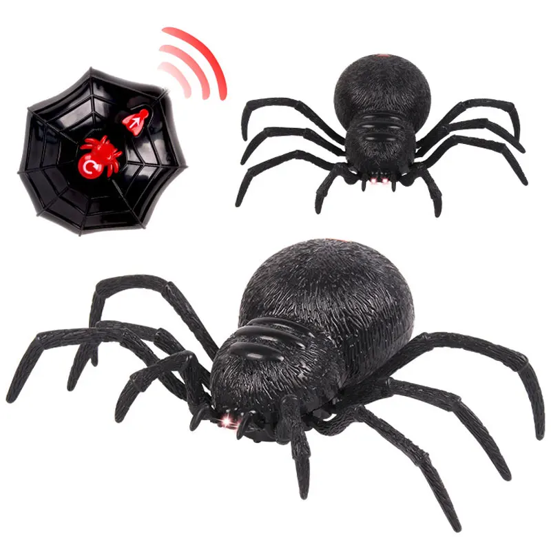 Infrared Control Alive Spider Electric Remote Insects Novelty Tricky toys for Boys Big Size Horror Flashing Simulate Big Size
Infrared Control Alive Spider Electric Remote Insects Novelty Tricky toys for Boys Big Size Horror Flashing Simulate Big Size
