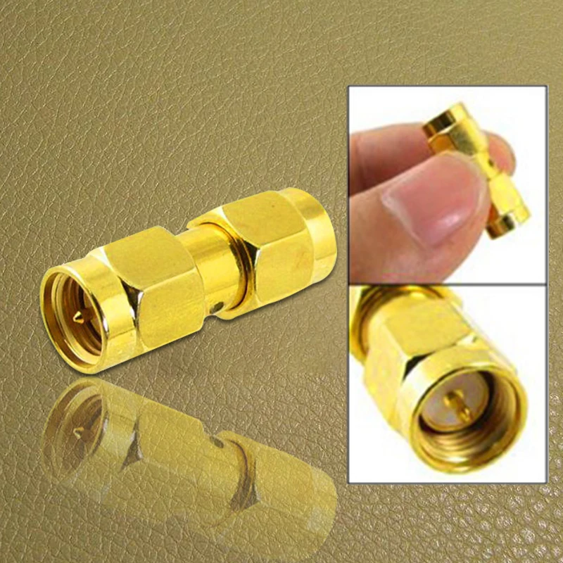 SMA Male to SMA Male Plug in series RF Coaxial Adapter Connector Widely used in low frequency devices are antenna connection for
SMA Male to SMA Male Plug in series RF Coaxial Adapter Connector Widely used in low frequency devices are antenna connection for
