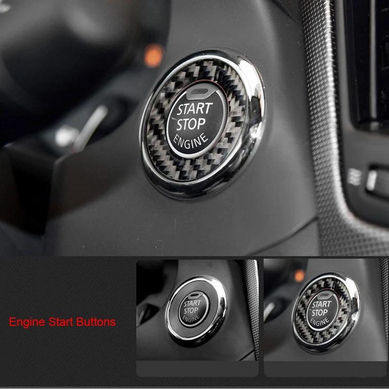 Real Carbon Fiber One Button Engine Start Stop Cover Trim for fit for Infiniti Q50
Real Carbon Fiber One Button Engine Start Stop Cover Trim for fit for Infiniti Q50