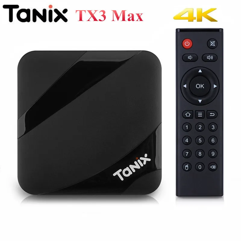 

Tanix TX3 Max Smart Bluetooth TV Box Android 7.1 TV Box Bluetooth 4.1 Amlogic S905W 2GB RAM 16GB ROM 2.4GHz Wi-Fi 4K Set Top Box