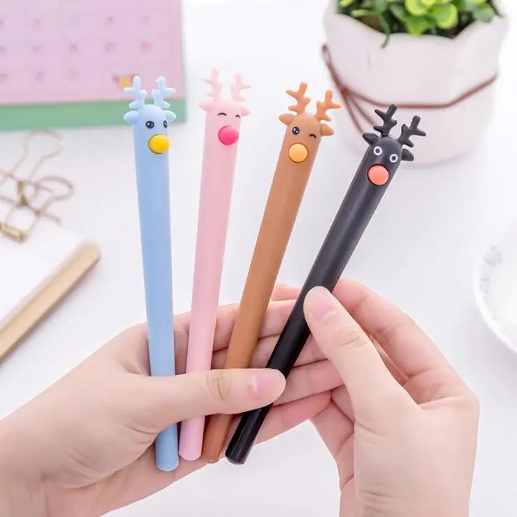 Ellen Brook 1 Piece Korean Stationery Cute Erasable Kawaii Fawn Pen Advertising Creative School Office Supplies Gel Pens Gift
Ellen Brook 1 Piece Korean Stationery Cute Erasable Kawaii Fawn Pen Advertising Creative School Office Supplies Gel Pens Gift
