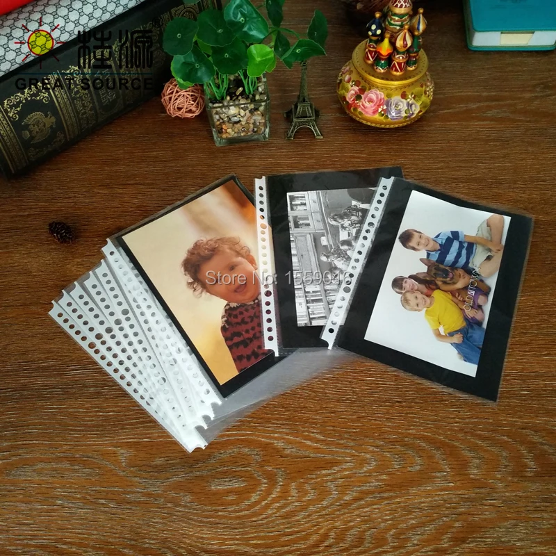 Photo Album leaf DIY Leaf Punched Pocket With 300g Black Paper Card Board Nonpoisonous Tasteless For A5 Binder Folder
Photo Album leaf DIY Leaf Punched Pocket With 300g Black Paper Card Board Nonpoisonous Tasteless For A5 Binder Folder
