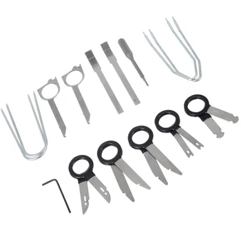 Mayitr 20pcs/set Professional Car Radio Removal Key Tool Kit Audio Tools Keys Stereo CD Repair Hand Tools Set Car Accessories
Mayitr 20pcs/set Professional Car Radio Removal Key Tool Kit Audio Tools Keys Stereo CD Repair Hand Tools Set Car Accessories
