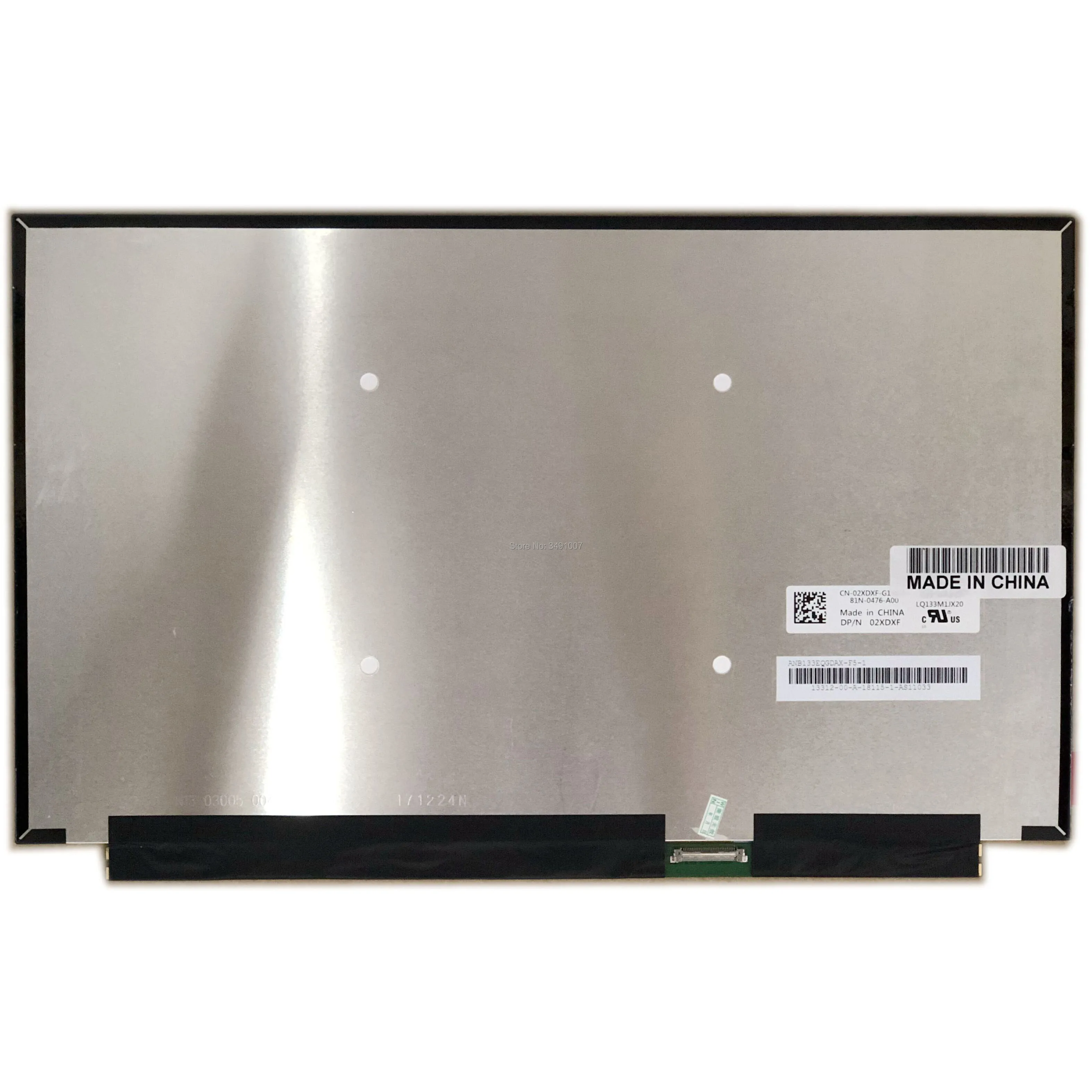 LQ133M1JX20 72% COLOR FHD IPS Laptop LCD SCREEN for DELL 13 7373 P83G NOT TOUCH panel
LQ133M1JX20 72% COLOR FHD IPS Laptop LCD SCREEN for DELL 13 7373 P83G NOT TOUCH panel