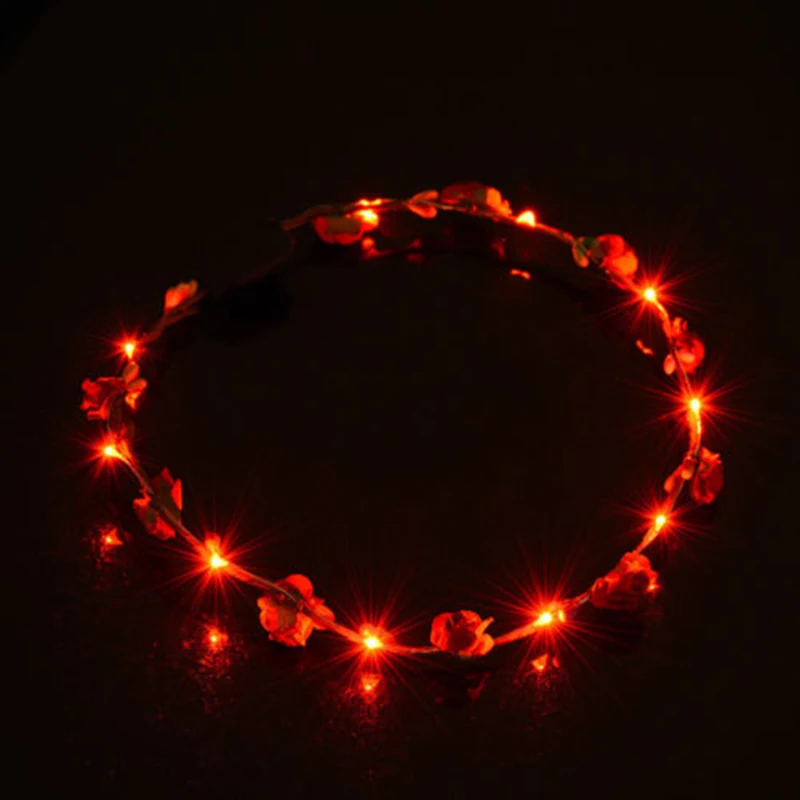 LED Flower Floral Hairband Flashing Garland Glowing Wreath Wedding Party Headband Red Light
LED Flower Floral Hairband Flashing Garland Glowing Wreath Wedding Party Headband Red Light