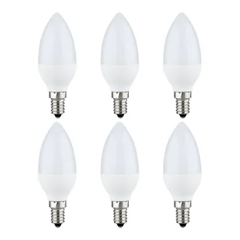 6pcs LED Lamps Candle Light Bulbs Candlesticks 2700K AC220-240V, E14 470LM 3W Cool White
6pcs LED Lamps Candle Light Bulbs Candlesticks 2700K AC220-240V, E14 470LM 3W Cool White